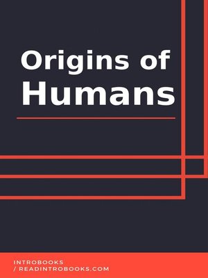 cover image of Origins of Humans